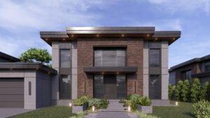 Gölbaşı Ankara modern villa ön cephe tasarımı